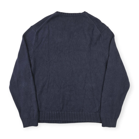 Polo Ralph Lauren USA Flag Knitted Jumper Blue Men's XXL