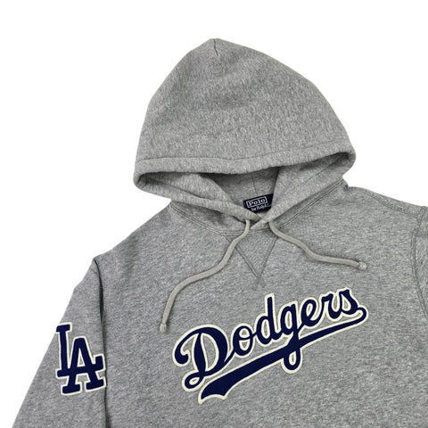 Polo Ralph Lauren LA Dodgers Baseball Hoodie Grey Men's Large