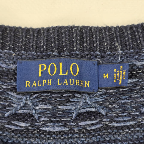 Polo Ralph Lauren Fair Isle Pattern Knitted Jumper Men's Medium