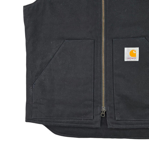 Carhartt WIP Quilted Lined Vest Gilet Jacket Black Men's Small