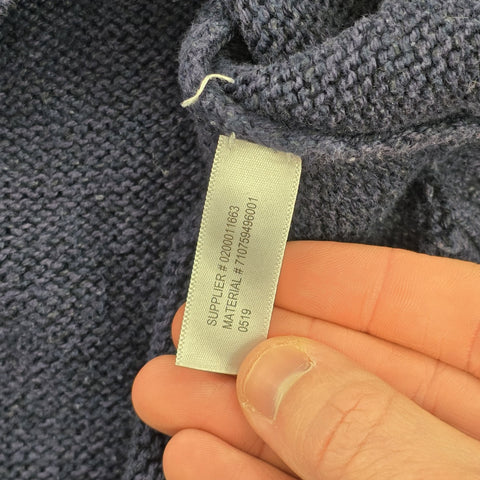 Polo Ralph Lauren Bear Knitted Jumper Blue Men's Medium