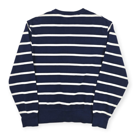 Polo Ralph Lauren Bear Spellout Striped Sweatshirt Men's Medium