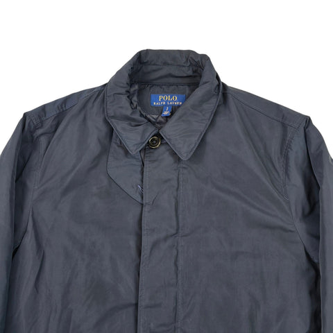 Polo Ralph Lauren Commuter Quilted Trench Coat Jacket Blue Men's Small