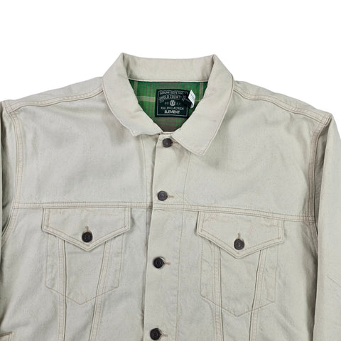 Polo Ralph Lauren x Element Denim Trucker Jacket Ecru Men's XL