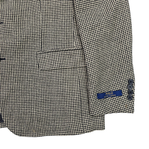 Polo Ralph Lauren Houndstooth Single Breasted Blazer Suit Jacket Men's Size 42R
