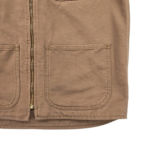 Carhartt WIP Arbor Utility Vest Gilet Jacket Brown Men's Small